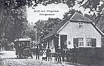 Postbus am Wegehaus Heiligenstock ca. 1920