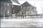 links Hotel Clausthaler Hof vom heutigen Kreisel aus gesehen; Haus rechts wurde abgerissen